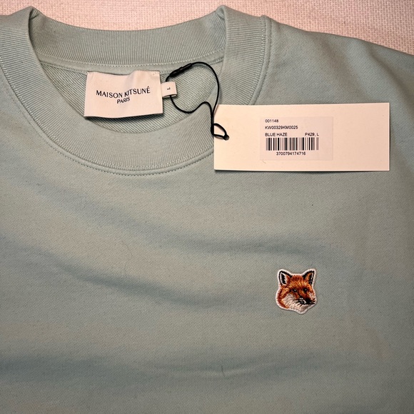 MAISON KITSUNÉ Cropped Crewneck Sweatshirt - Picture 2 of 4